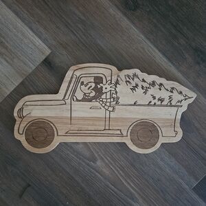 Disney Wooden Truck Accent with Mickey - Brown